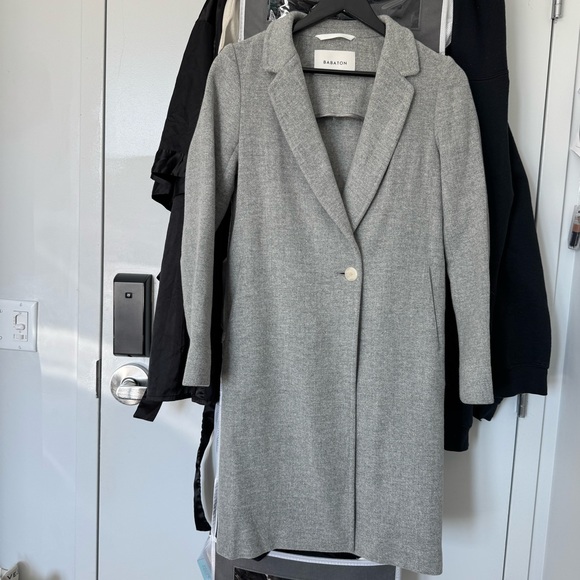 Aritzia Babaton Grey Coat - Picture 1 of 5